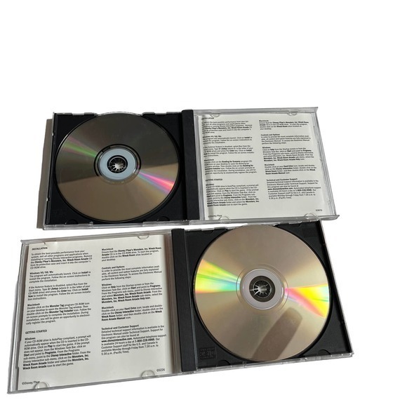 Monsters Inc PC Games‎ Lot of 2. Bowling for Screams & Monster Tag PC Games - Picture 2 of 4